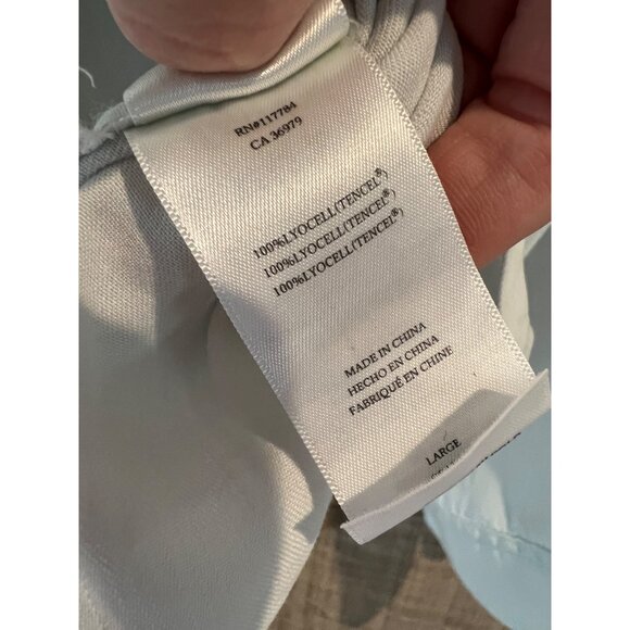 NWOT Rails Ingrid Raw Button Down Top in Light Vintage SIZE L - Picture 6 of 7